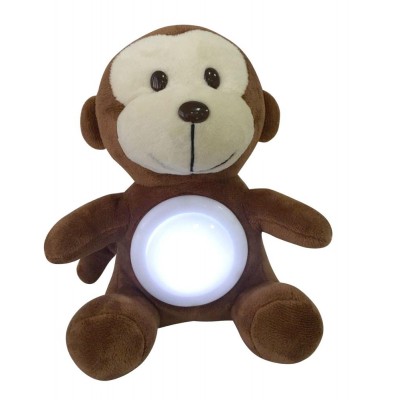 Baby Lamp Plush Stuffed Animal Toy LED Night Light Sleeping Comfort  Monkey Gorilla