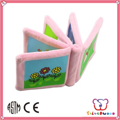 ICTI Factory High quality baby soft fabric clother baby book